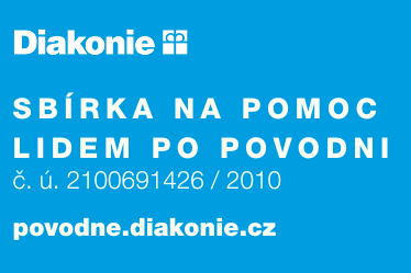 Diakonie ČCE vyhlásila sbírku na pomoc postiženým povodněmi
