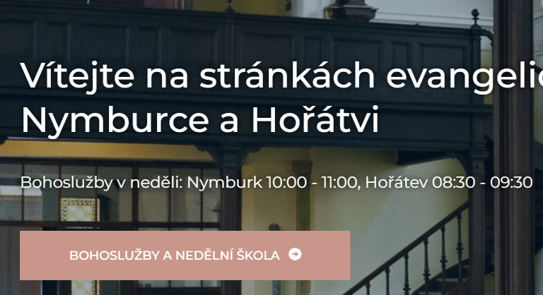 Nový web sboru