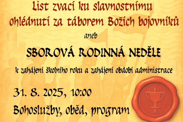 Rodinná neděle k zahájení školního roku