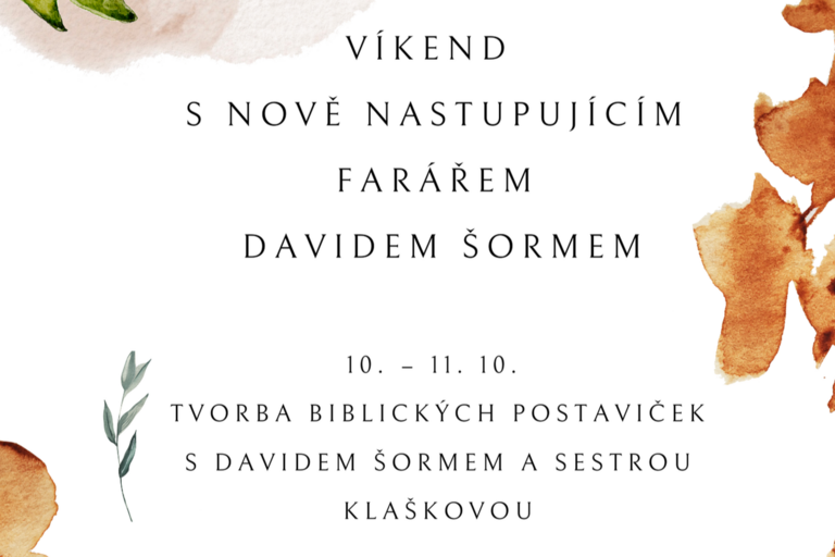 Výroba biblických postaviček aneb víkend s příštím farářem