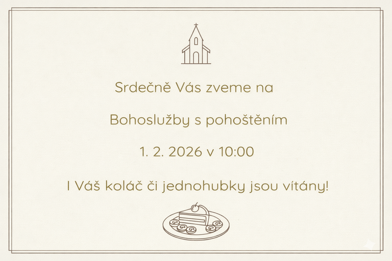Zimní bohoslužby s pohoštěním