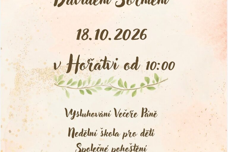 Neděle Díkčinění - společné bohoslužby v Hořátvi